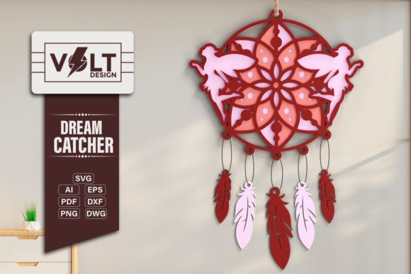 3D Dream Catchers for Laser Cutting Wall Decor