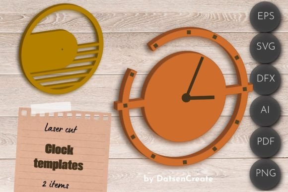3D Layered Clock: Laser Cutting for Modern Wall Decor