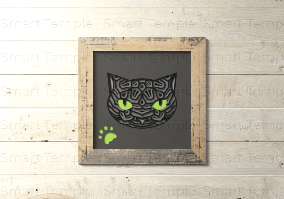 Autumn Laser Cutting: Black Cat Shadow Box SVG Review