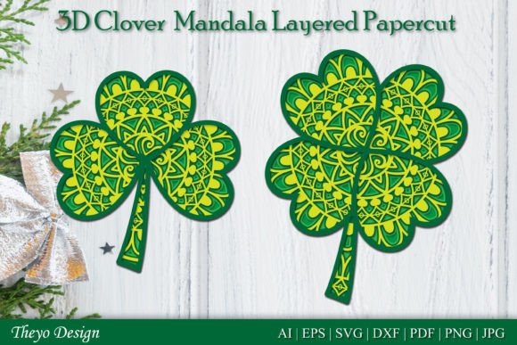 Clover Mandala 3D Papercut: Laser Wall Decor Review