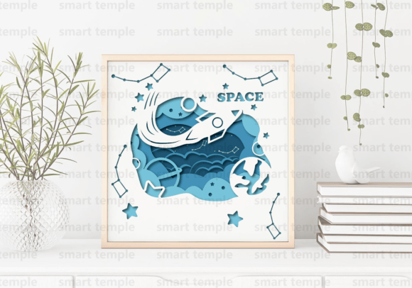 Galaxy Shadow Box & 3D Rocket SVG Review