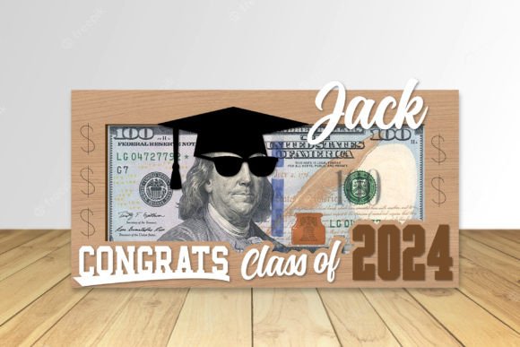 Graduation Money Holder: 3D SVG Shapes for Crafts
