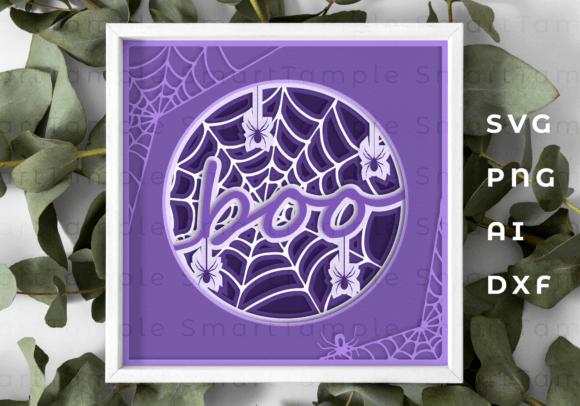 Halloween 3D SVG Shadow Boxes for Boo Branding