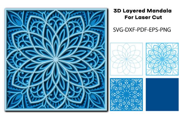 Review: 3D SVG Mandala for Shadow Boxes & Crafts