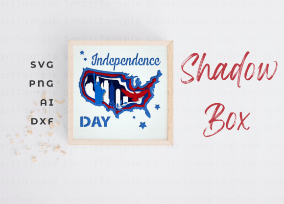 Review: Independence Day Shadow Box 4 July SVG