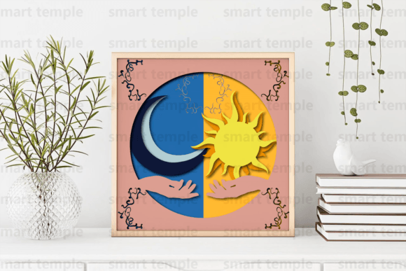 Sun Moon 3D SVG: A Designer's Review for Shadow Boxes