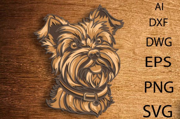 Yorky Dog SVG Multilayered Mandala: 3D SVG Shapes Review